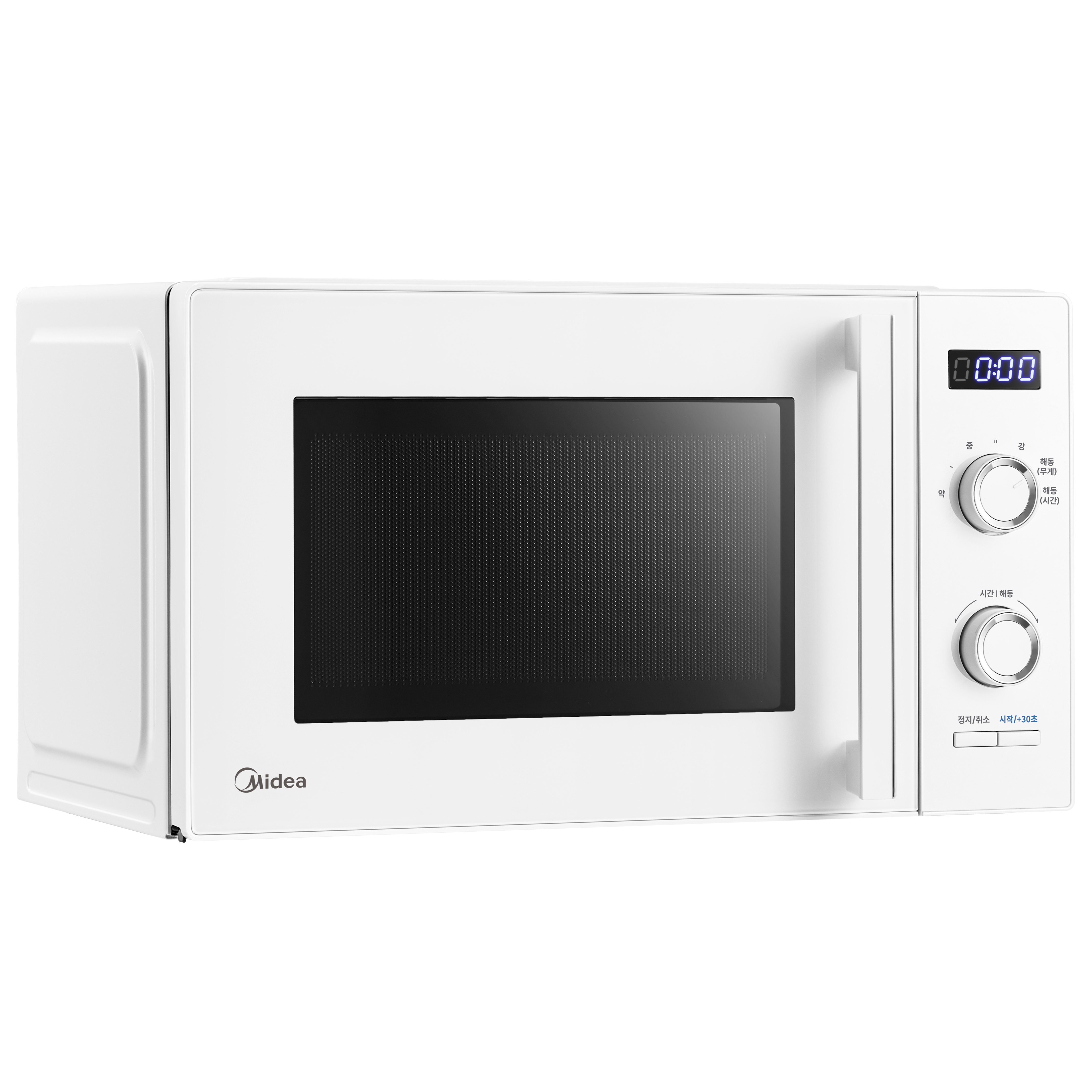 Media Non-rotating Flat Microwave Dial Type White 23L