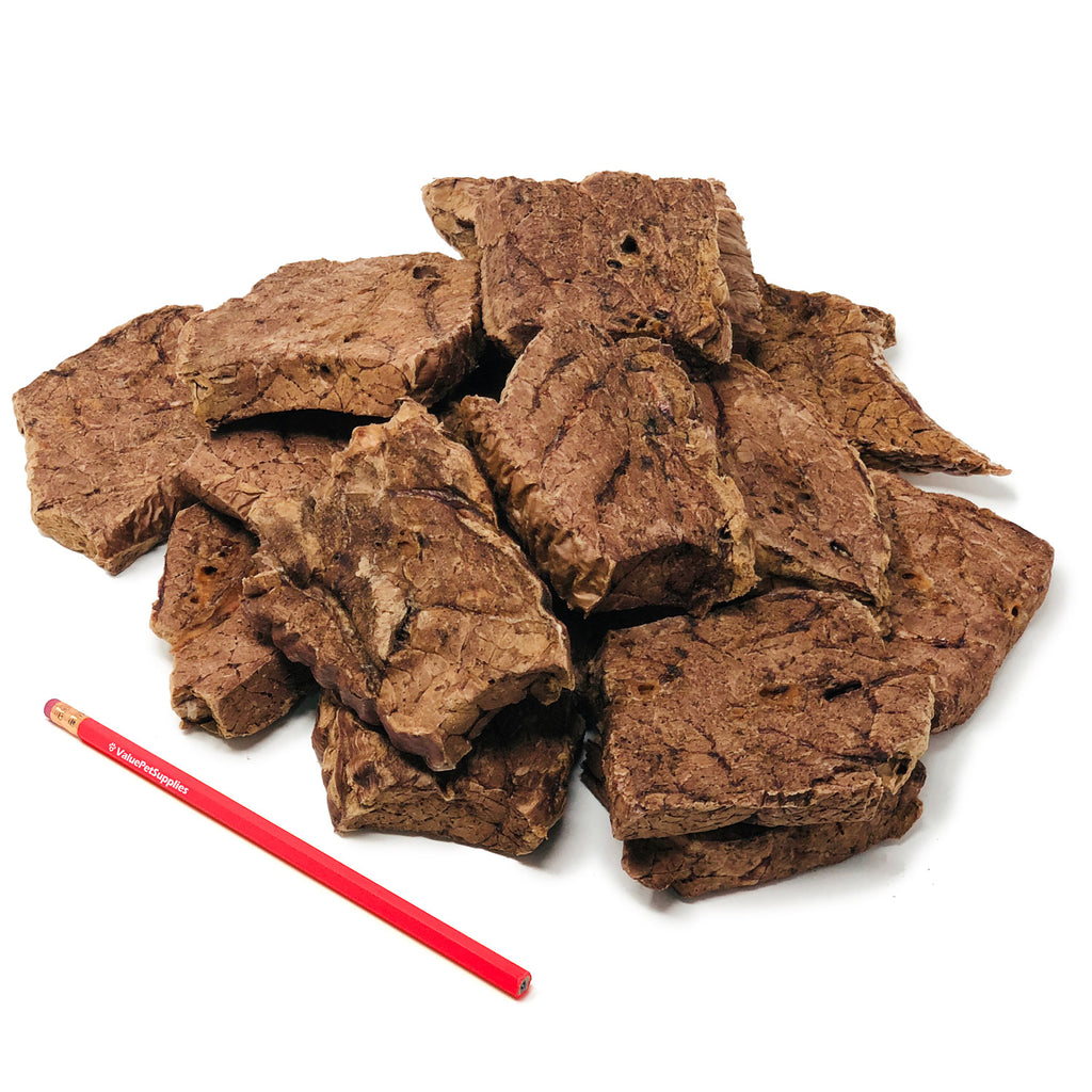 USA Beef Lung Dog Chews, Sliced, 3 Pounds - All Natural Dog Treats, Single Ingredient 