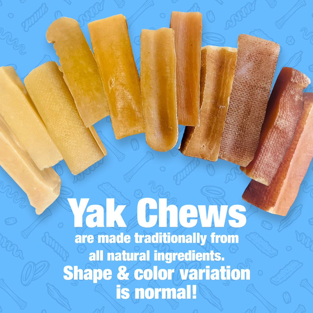 Himalayan Yak Cheese Dog Chews, Large, 6 lb - Long-Lasting for Aggressive Chewers, All Natural, Healthy & Safe, Low Odor Nepal Yak Milk Chews 